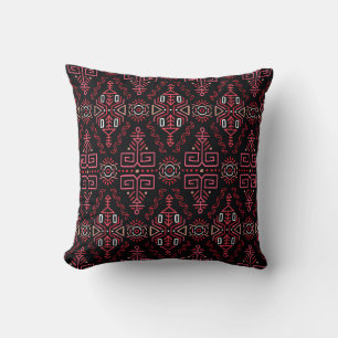 vintage Seamless Pattern in Ethnic Style. Creative Cushion