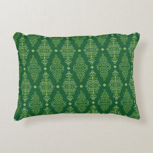 vintage Seamless Pattern in Ethnic Style. Creative Decorative Cushion