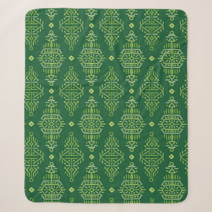 vintage Seamless Pattern in Ethnic Style. Creative Sherpa Blanket
