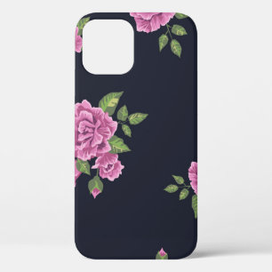 Vintage seamless pattern in the form of a flower p iPhone 12 case