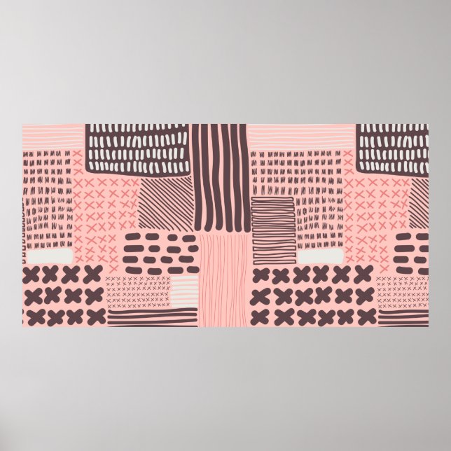 vintage seamless pattern. Modern stylish texture.  Poster (Front)