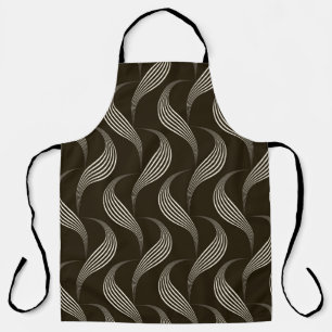 vintage seamless pattern monochrome ornament with  apron