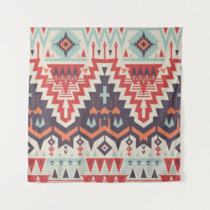 Vintage Seamless Tribal Pattern. Geometrical Ethni Tapestry