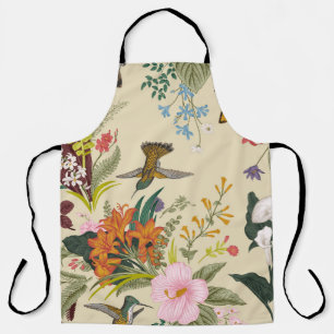 vintage seamless vintage floral pattern. Exotic fl Apron