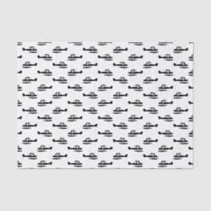 Vintage Seaplane Aeroplanes CUSTOM BACKGROUND COLO Tissue Paper