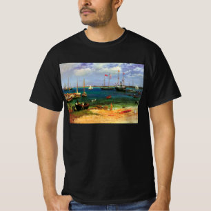 Vintage Seascape, Nassau Harbour by Bierstadt T-Shirt