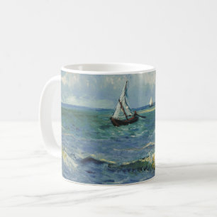 Vintage Seascape near Les Saintes-Maries-de-la-Mer Coffee Mug