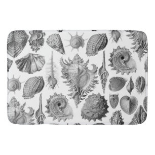 Vintage Seashells Bath Mat