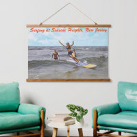 Vintage Seaside Heights New Jersey Surfing Art