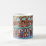 Vintage Seaside Heights NJ  Coffee Mug<br><div class="desc">A vintage postcard greeting from a favourite New Jersey Beach destination - Seaside Heights repurposed!</div>