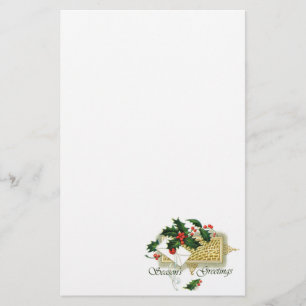 Vintage Seasons Greetings Stationery