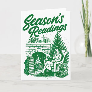 Vintage Seasons Readings All Booked For Christmas Card
