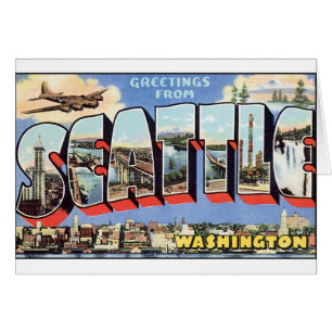 Vintage Seattle Postcard