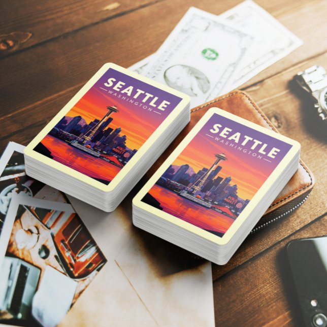 Vintage Seattle Washington Playing Cards (Creator Uploaded)