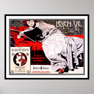 Vintage Secession Austrian Poster: Kolo Moser Poster