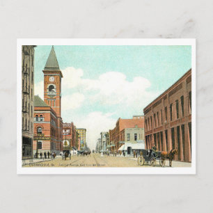 Vintage Second Avenue in Birmingham, Alabama Postcard