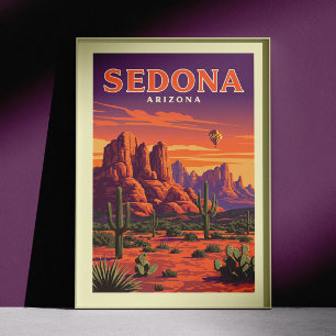 Vintage Sedona Arizona Poster
