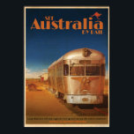 Vintage See Australia By Rail Travel Poster<br><div class="desc">Available EXCLUSIVELY through vintage republic this is a limited edition design</div>