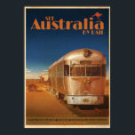 Vintage See Australia By Rail Travel Poster<br><div class="desc">Available EXCLUSIVELY through vintage republic this is a limited edition design</div>