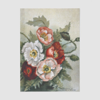 Vintage Seed Catalog, Miss Emma V. White, Flowers  Tissue Paper