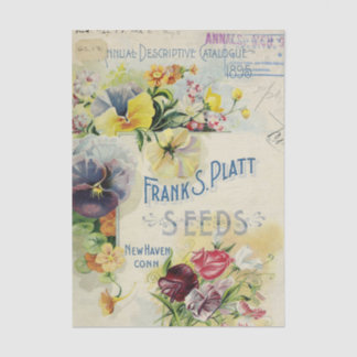 Vintage Seed Catalogue, 1895, Descriptive Annual Tissue Paper