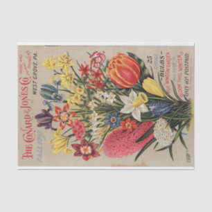 Vintage Seed Catalogue Conard and Jones Co. 1897 Tissue Paper