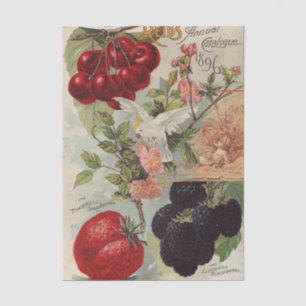 Vintage Seed Catalogue Reid's Annual Catalogue, 18 Tissue Paper