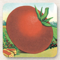 Vintage Seed Packet Label Art, Burt's Seed Tomato