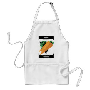 Vintage Seed Packet Label Art, Danvers Carrots Standard Apron