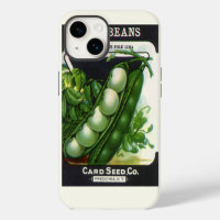 Vintage Seed Packet Label Art, Pole Lima Beans