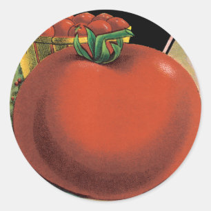 Vintage Seed Packet Label Art, Tomato Pomodoro