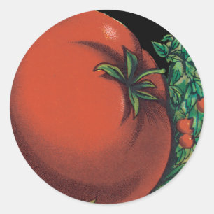Vintage Seed Packet Label Art, Tomato Pomodoro