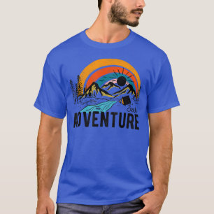 Vintage Seek Adventure Heat Retro Eplore Mountain T-Shirt