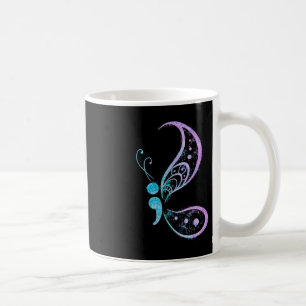 Vintage Semicolon Butterfly Semi-Colon Tattoo Ment Coffee Mug