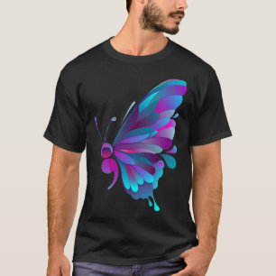 Vintage Semicolon Butterfly Semi-colon Tattoo Ment T-Shirt
