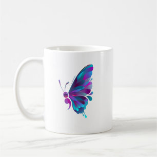 vintage semicolon butterfly semi colon tattoo T-Sh Coffee Mug