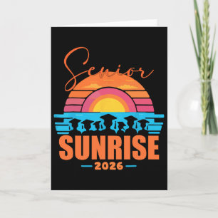 Vintage Senior Sunrise 2026 Seniors Of Cl Graduati Card
