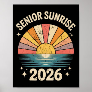 Vintage Senior Sunrise 2026 Seniors Of Cl Graduati Poster