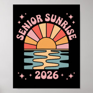 Vintage Senior Sunrise 2026 Seniors Of Cl Graduati Poster
