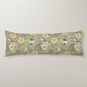 Vintage Sepia Floral Body Cushion