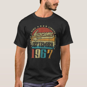 Vintage September 1967 One Of A Kind Awesome Since T-Shirt