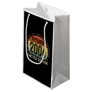 Vintage September 2004 Birthday Gift Small Gift Bag