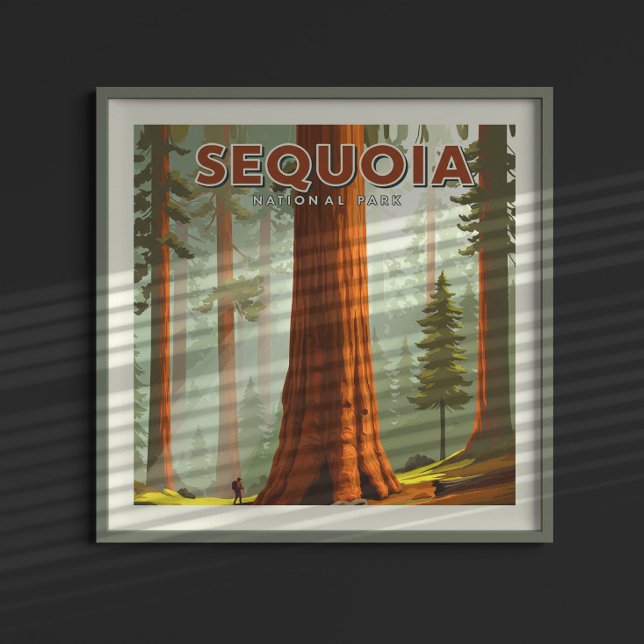 Vintage Sequoia National Park Poster (Creator Uploaded)