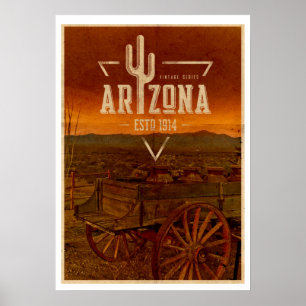 Vintage Series Arizona Travel Poster