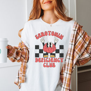Vintage Serotonin Deficiency Club   Mental Health T-Shirt
