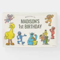 Vintage Sesame Street Characters Birthday