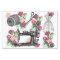 Vintage Sewing Pink Roses Tissue Paper