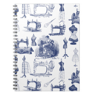 Vintage Sewing Toile Notebook