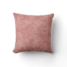 Vintage Shabby Chic Girly Pink Damask