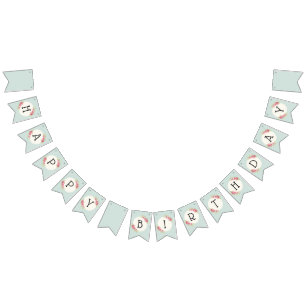 Vintage Shabby Chic Roses Frame Bunting